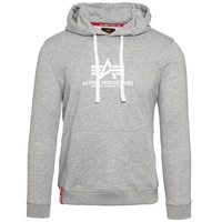 Alpha Industries New Basic Kapuzenpullover Grey Heather XS