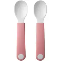Mepal Lernlöffel Mio deep pink 2er Set