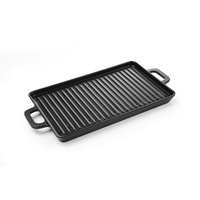 HENDI Litte Chef Grillplatte 32 x 16 cm schwarz