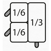 Saro Nudelkorb-Set: 2 x 1/6 GN + 1 x