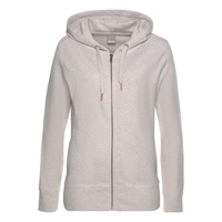 Bench. loungewear Sweatjacke Damen beige-meliert Gr.36/38