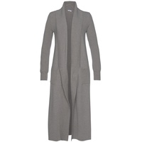 LASCANA Longstrickjacke Damen grau-meliert Gr.40/42