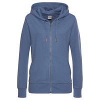Bench. loungewear Sweatjacke Damen jeans-meliert Gr.32/34
