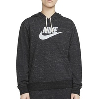 Nike Sportswear Gym Vintage Hoodie Damen black/white L