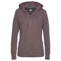 Bench. loungewear Sweatjacke Damen mauve-meliert Gr.44/46
