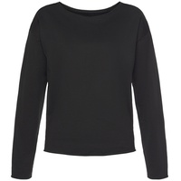 LASCANA Sweatshirt schwarz 32/34