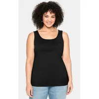 Sheego Tanktop in schwarz | Gr.: 44