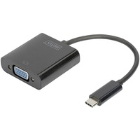 Digitus USB-C auf VGA Adapter schwarz DA-70853
