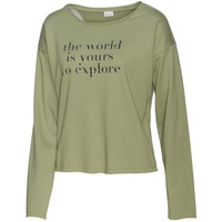 LASCANA Sweatshirt khaki 32/34