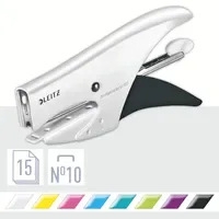 Leitz Heftzange WOW 55312001 max. 15Blatt Metall perlweiß