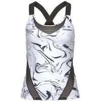 LASCANA ACTIVE Funktionsshirt White Marble mit gekreuzten Trägern und