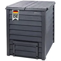 GARANTIA thermo-wood Komposter 600 Liter anthrazit-braun