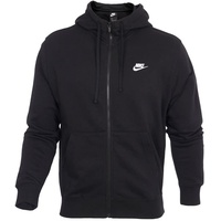 Nike Sportswear Club French Terry Kapuzenjacke black/white XXL