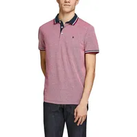 JACK & JONES Paulos Kurzarm-poloshirt Rio Red M