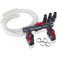 Gre Bypass-Kit für Wärmepumpen Elektrolyse und Solarheizungen Grau