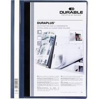 Durable Duraplus Schnellhefter, A4, dunkelblau/transparent (257907)