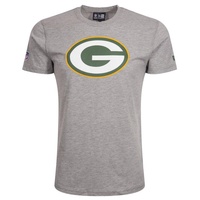 New Era Green Bay Packers NFL Teamlogo Heather Grey