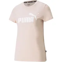 Puma Essentials Logo Heather T-Shirt Damen lotus heather Xs
