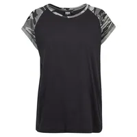 URBAN CLASSICS Ladies Contrast Raglan Tee lässiges Raglan T-Shirt