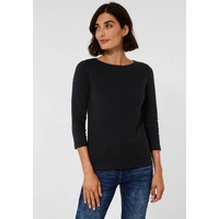 Cecil 3/4-Arm-Shirt CECIL, Damen, Gr. M (40), schwarz, Jersey,