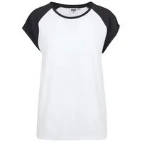 URBAN CLASSICS Ladies Contrast Raglan Tee lässiges Raglan T-Shirt