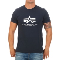 Alpha Industries "Basic T" blau, L