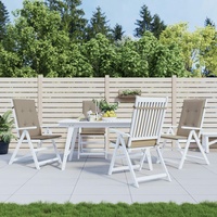VidaXL Gartenstuhlauflagen 4 Stk. Taupe