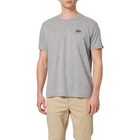 Alpha Industries Basic Small Logo Kurzarm-T-Shirt Grey Heather XL