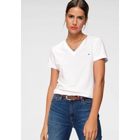 Tommy Hilfiger Heritage Kurzarm-T-Shirt Mit V-ausschnitt Classic White S