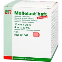 Lohmann & Rauscher Mollelast haft latexfrei rot 10cm x