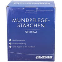Dr. Junghans Mundpflegestäbchen Schaumstoff neutral