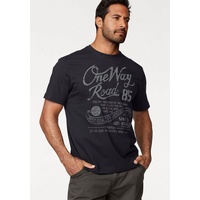 MAN'S WORLD T-Shirt, Kurzarm, Regular Fit, mit Print, Rundhals,