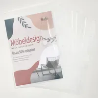 FolderSys Dokumententaschen Index DIN A4 transparent genarbt 0,20 mm,