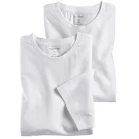 Olymp T-Shirt »Casual«, (Packung, 2 tlg., 2er) OLYMP weiß