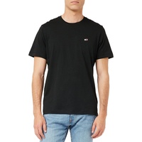 Tommy Jeans Regular Jersey Kurzarm-T-Shirt Black XL