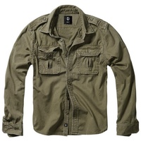 Brandit Textil Vintage Langarmhemd Olive 3XL