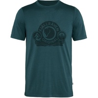 Fjällräven Herren Abisko Wool Classic T-Shirt (Größe L, blau)