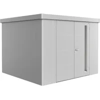 Biohort Gerätehaus Neo 3C Doppeltüre silber-metallic