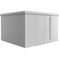 Biohort Gerätehaus Neo 4D Doppeltüre silber-metallic