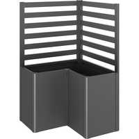 Biohort Rankgitter (2 Stk) für L-Form Gr. L100 Dunkelgrau-Metallic