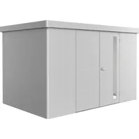 Biohort Gerätehaus Neo 2D Doppeltüre silber-metallic