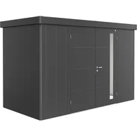 Biohort Gerätehaus Neo 1D Doppeltüre dunkelgrau-metallic