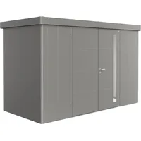 Biohort Gerätehaus Neo 1D Doppeltüre quarzgrau-metallic