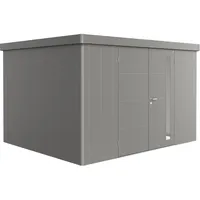 Biohort Neo 3D 3,48 x 2,92 m quarzgrau/metallic Doppeltür