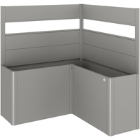 Biohort Sichtschutz Belvedere L-Form 2 Stk. m. Acrylglas Gr.