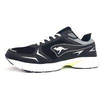 KangaROOS K-RH Amos Sneaker, Jet Black/White, 44 EU -