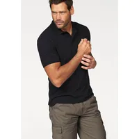 MAN'S WORLD Poloshirt Kurzarm, lockere Passform, unifarben, Gr. 64/66