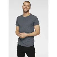 Tommy Hilfiger Slim Jaspe Kurzarm-T-Shirt Twilight Navy 2XL