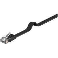 Goobay Flachkabel U/UTP Cat6 schwarz 0,5m 95379