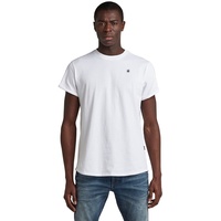 G-Star Lash Ribbed Kurzarm-T-Shirt White XL